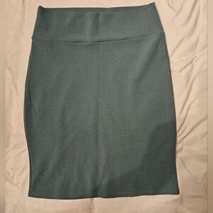 LuLaRoe Slate Green Pencil Skirt